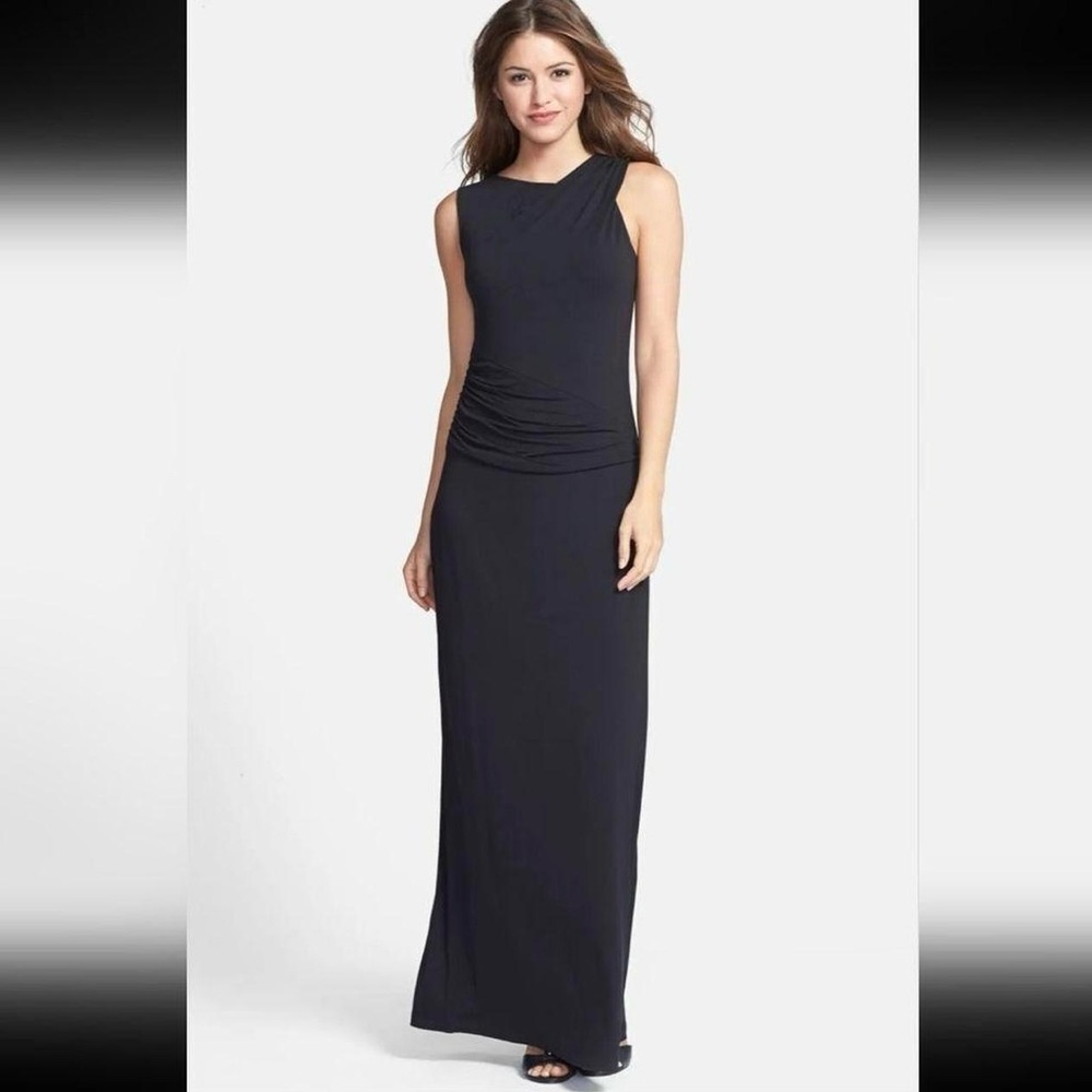 TOMMY BAHAMA Tambour Shirred Long Dress